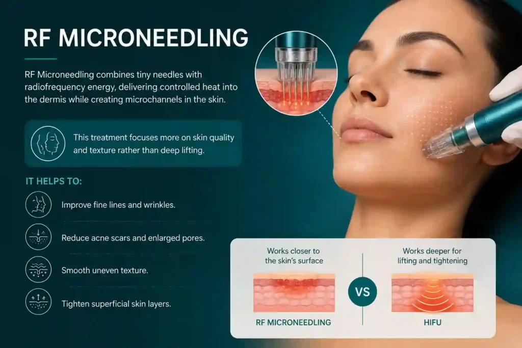 What Does RF Microneedling Do That HIFU Alone Cannot Daventry