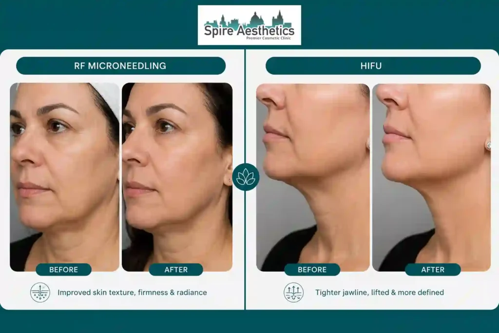 Can RF Microneedling and HIFU Be Combined Daventry?