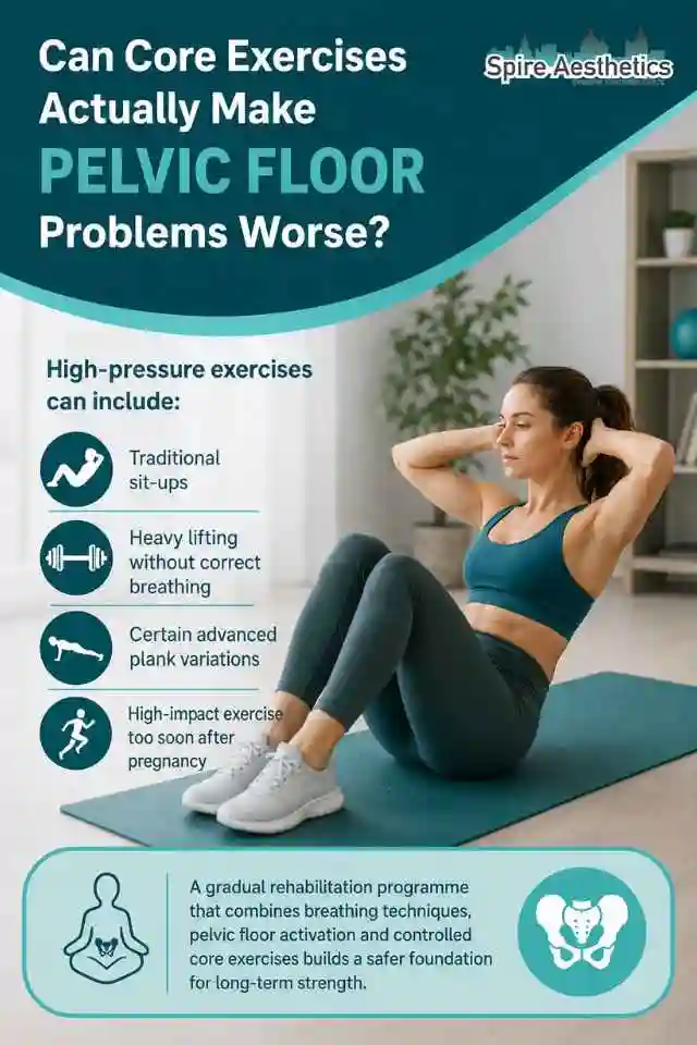Can Strengthening Your Core Alone Actually Make Pelvic Floor Problems Worse Daventry?